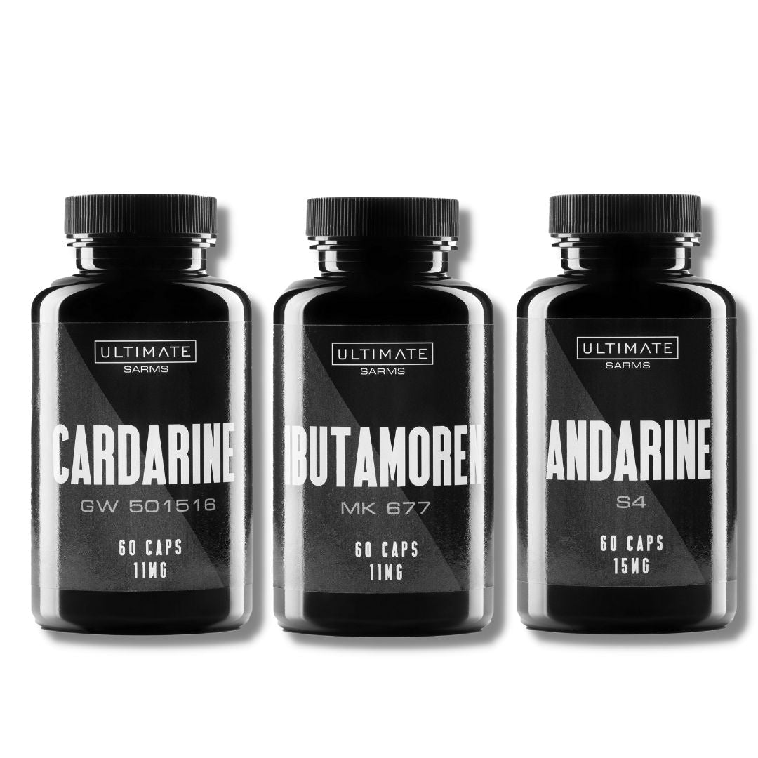 SARMs Stack Cardarine GW-501516, Ibutamoren mk-677, Andarine S4 pentru pierdere În greutate